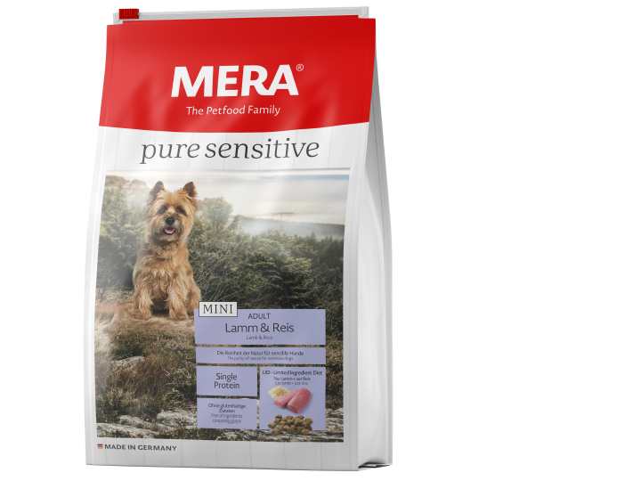 MERA Hunde-Trockenfutter Pure Sensitive MINI Lamm+Reis